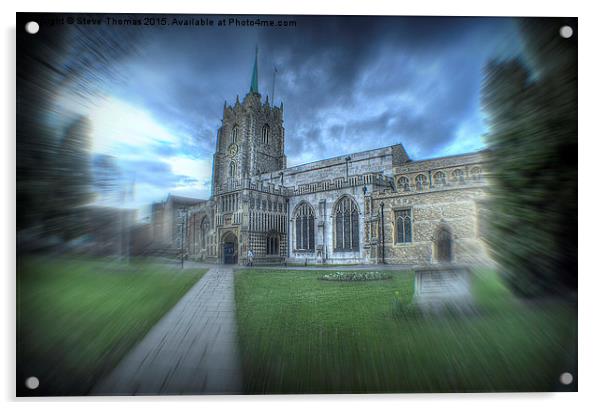  Chelmsford Cathedral Acrylic by Steve Thomas