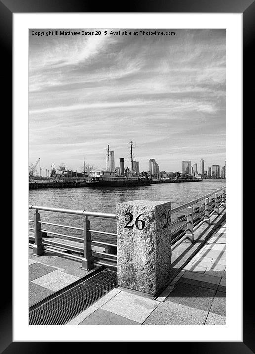 Pier 26 Framed Mounted Print by Matthew Bates