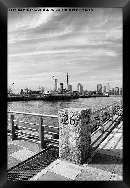 Pier 26 Framed Print by Matthew Bates
