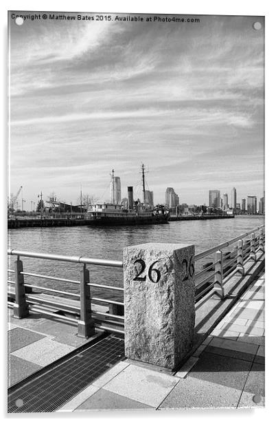 Pier 26 Acrylic by Matthew Bates