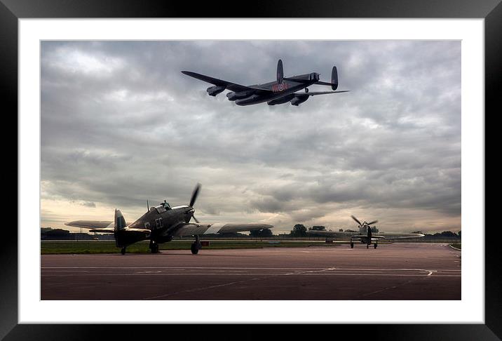 BBMF and Vera Framed Mounted Print by Jason Green