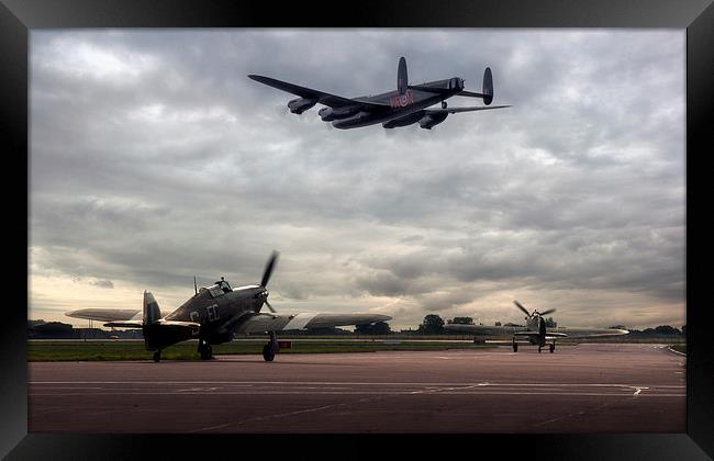 BBMF and Vera Framed Print by Jason Green