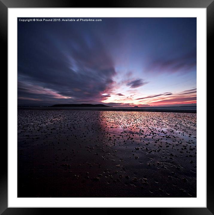 Another Day Another Sunset Framed Mounted Print by Nick Pound