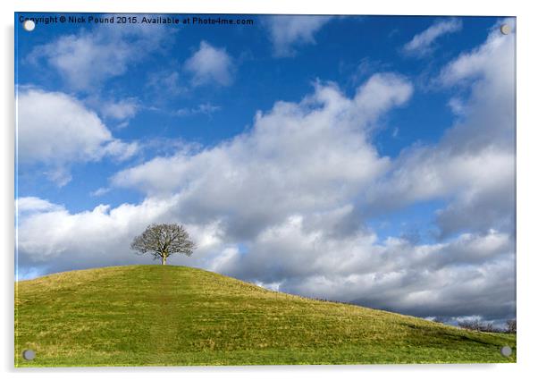 Burrow Hill Acrylic by Nick Pound