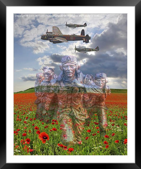  We Remember Them Framed Mounted Print by Colin Williams Photography