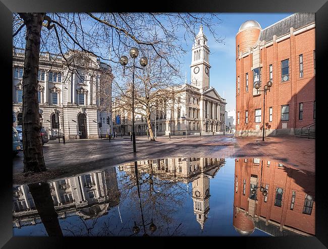 Majestic Reflections of Hulls Cultural Gem Framed Print by P D