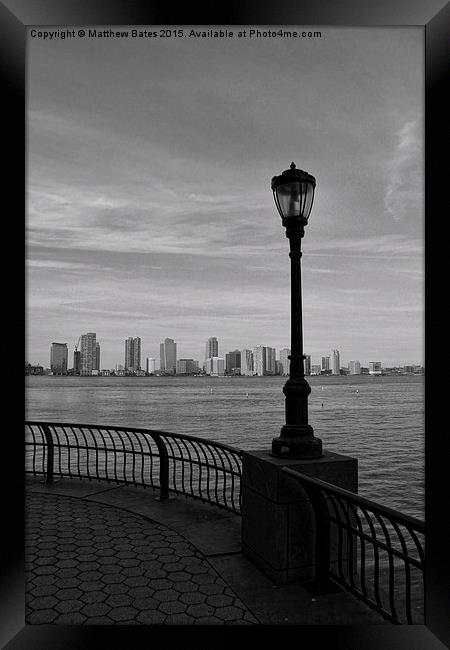 Hudson River Framed Print by Matthew Bates