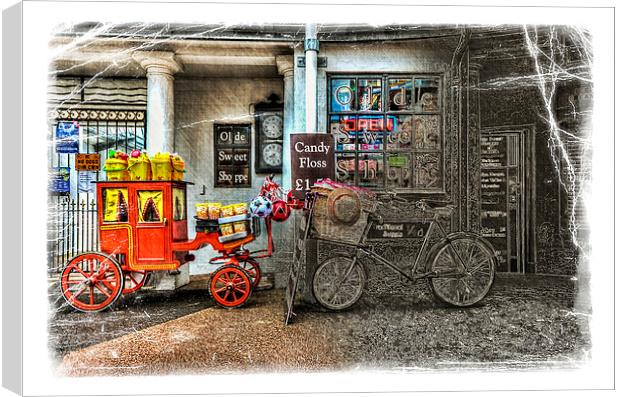 Ye Olde Sweet Shoppe Art 1 Canvas Print by Steve Purnell