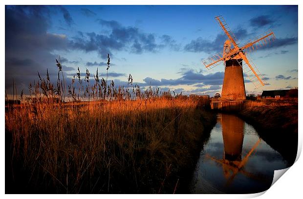  St. Benet's Mill, Norfolk Print by Broadland Photography