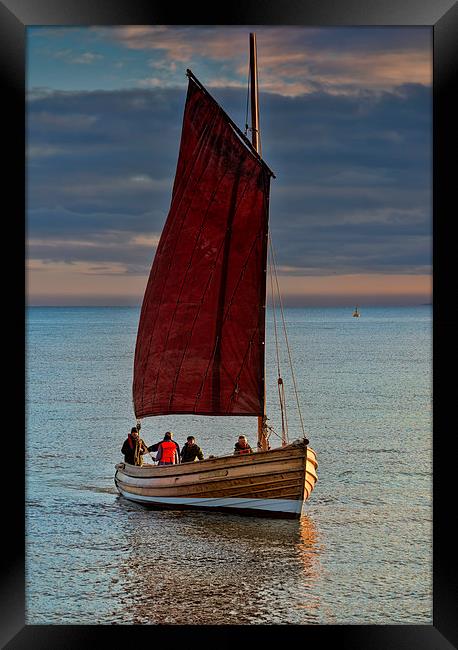 An Afternoon's Sail Framed Print by David Hollingworth