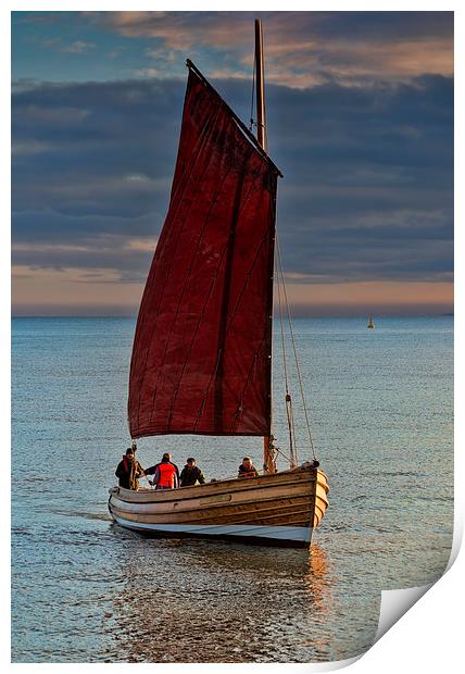An Afternoon's Sail Print by David Hollingworth