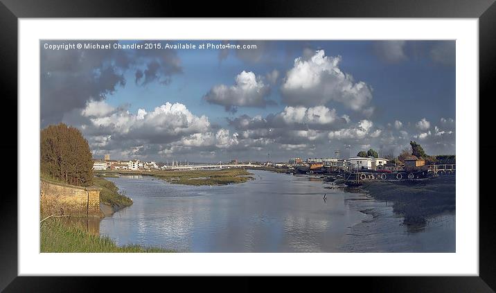  Shoreham Harbour, Sussex Framed Mounted Print by Michael Chandler