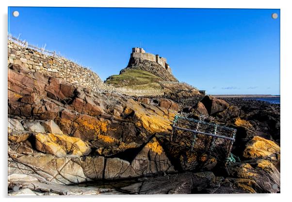  Lindisfarne Castle Acrylic by Northeast Images