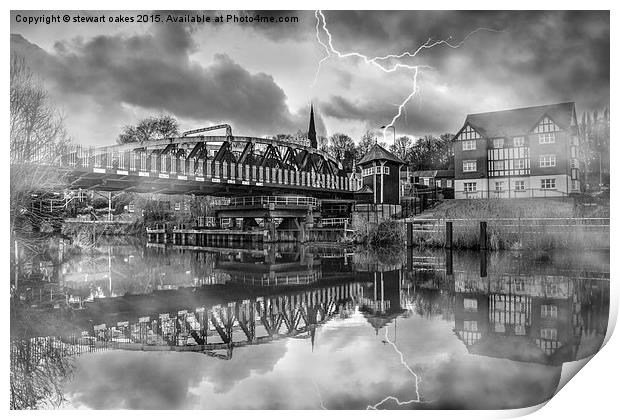  Cheshire Life - Sunny Northwich 2 Print by stewart oakes