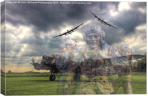  The Ghosts Of East Kirkby Canvas Print by Colin Williams Photography