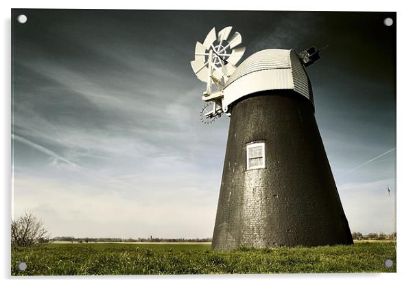 Runham Mill Acrylic by Stephen Mole
