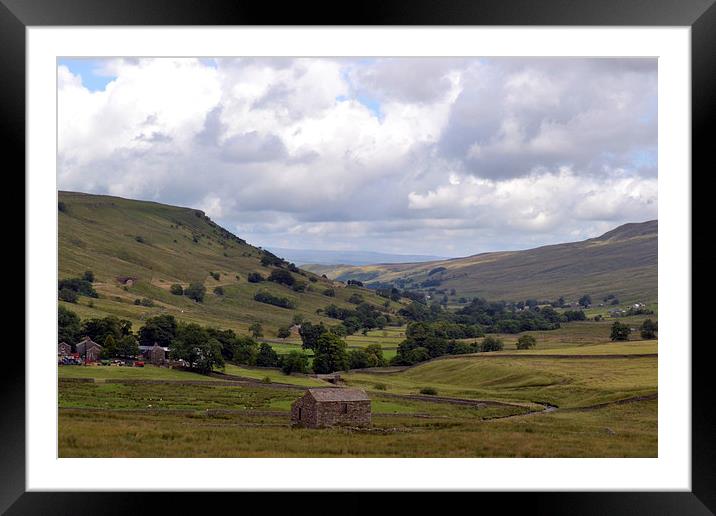  A Yorkshire barn Framed Mounted Print by Paul Collis