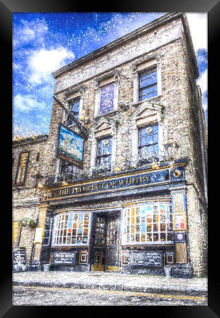 The Prospect Of Whitby Pub London Art Framed Print by David Pyatt