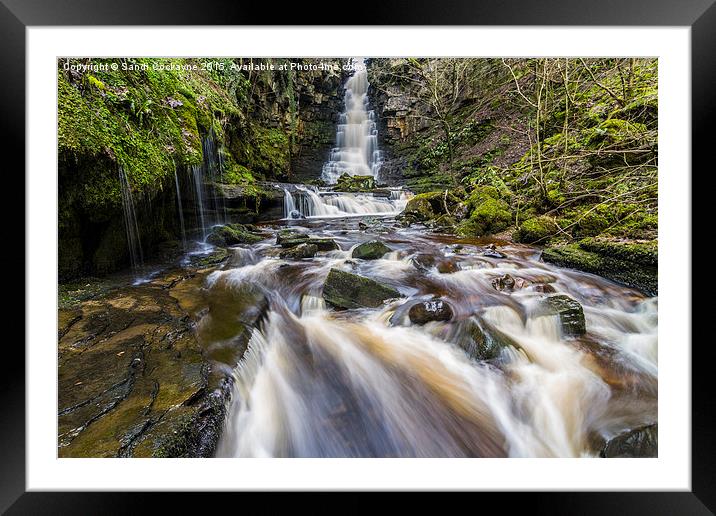  Mill Gill Force II Framed Mounted Print by Sandi-Cockayne ADPS