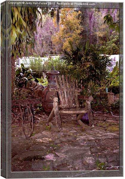  Resting Place Canvas Print by Judy Hall-Folde