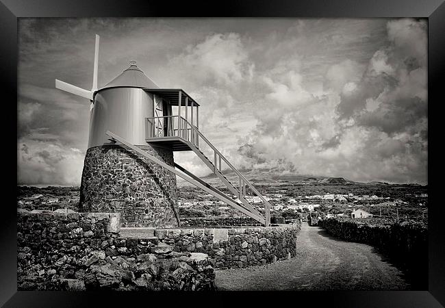  Flemish Mill on Pico Island Framed Print by Broadland Photography