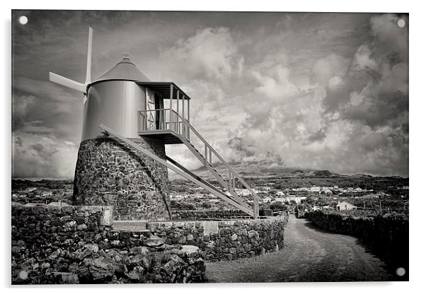  Flemish Mill on Pico Island Acrylic by Broadland Photography