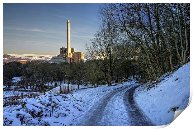 Lafarge Cement Works in Hope, Derbyshire  Print by Darren Galpin