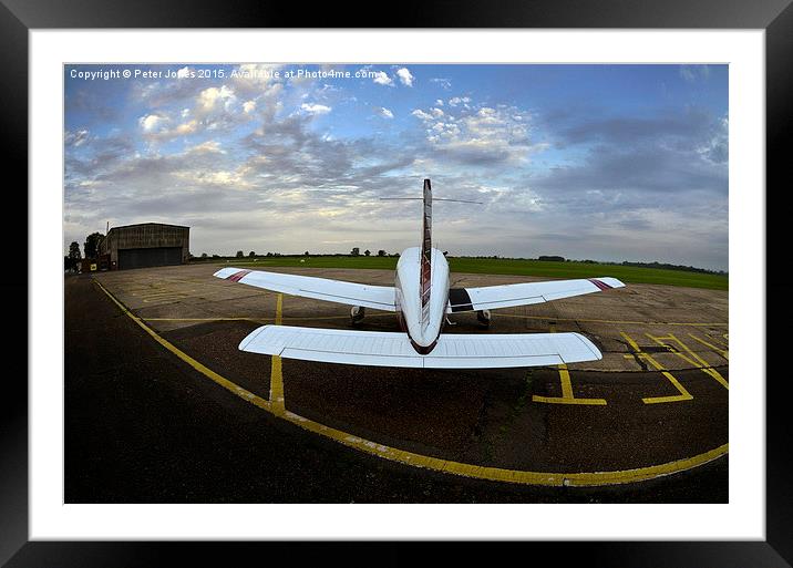  Ready for take off Framed Mounted Print by Peter Jones