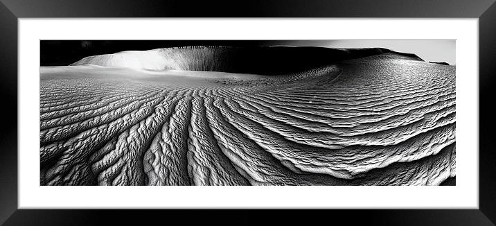  Wind, Sand, Light and Time Framed Mounted Print by Julian Cook