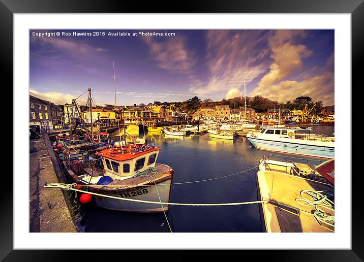  Padstow Vista  Framed Mounted Print by Rob Hawkins