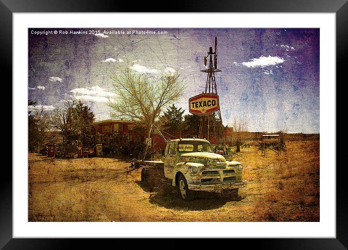  Tucumcari Trading  Framed Mounted Print by Rob Hawkins