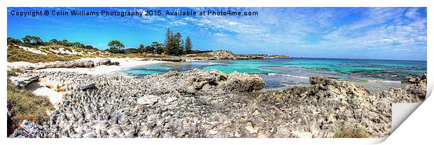  The Basin - Rottnest Island WA - Panorama Print by Colin Williams Photography