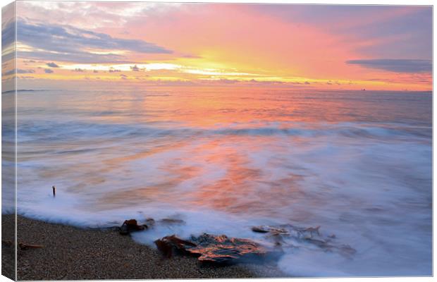 smoke on the water Canvas Print by allen martin