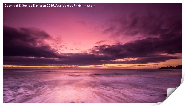  The Colours of Dawn Print by George Davidson