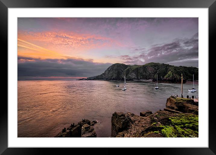  Old pier, Ilfracombe. Framed Mounted Print by Dave Wilkinson North Devon Ph