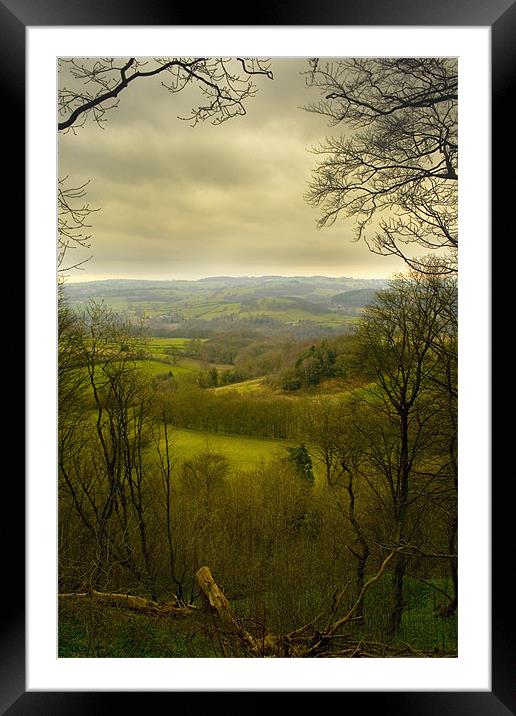Crich Framed Mounted Print by Simon Gladwin