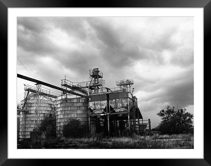 Abandoned factory Framed Mounted Print by Stephen Mole