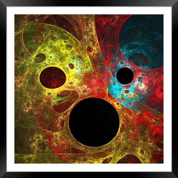 Colorful Masks Framed Mounted Print by Mary Lane
