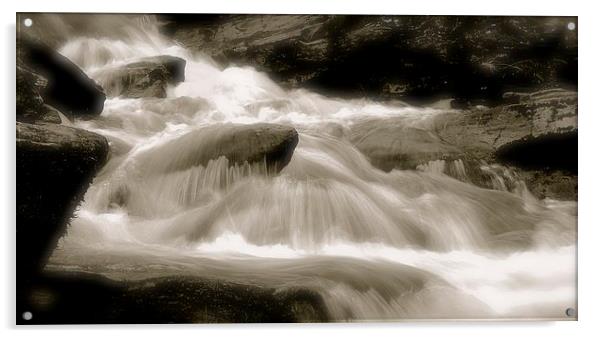  Falls of Dochart, Killin, Scotland Acrylic by Gordon Holmes