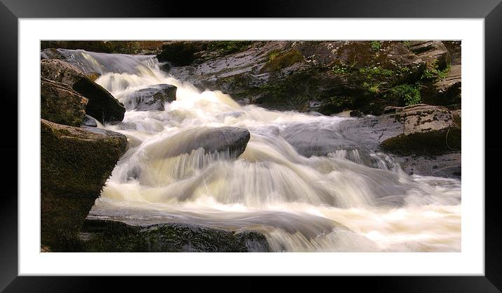  Waterfall Framed Mounted Print by Gordon Holmes