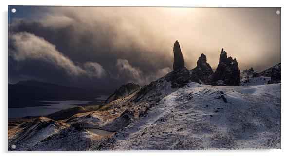  Old Man Of Storr Acrylic by andrew bagley