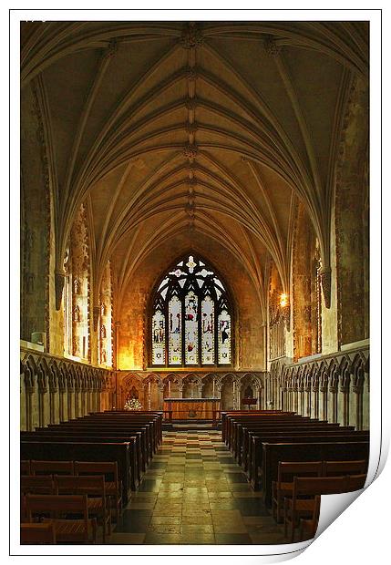  St Albans Cathedral Print by Graeme B