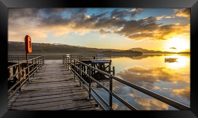  Loch Lomond sunrise Framed Print by Jonathon barnett