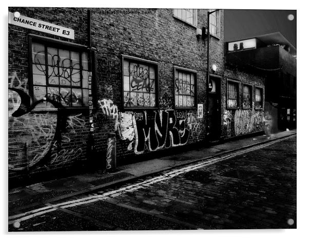  Chance Street London Wall Art Acrylic by sylvia scotting