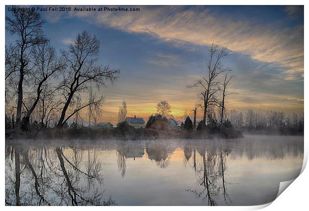 Snohomish Print by Paul Fell