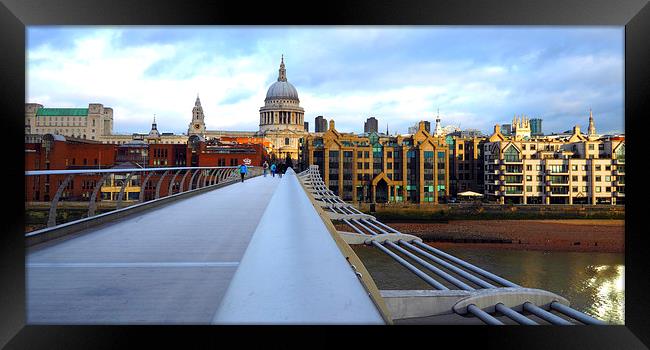 St Pauls Framed Print by Victor Burnside