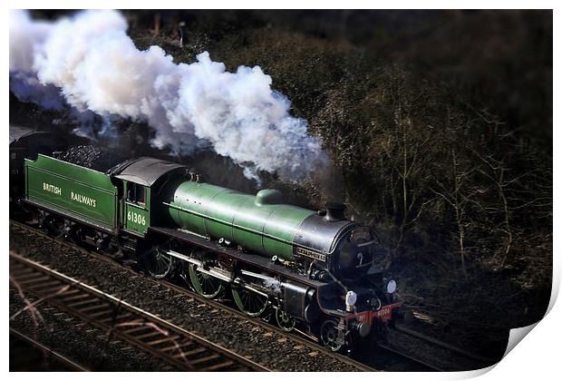  The Mayflower Steam Train Print by Ceri Jones