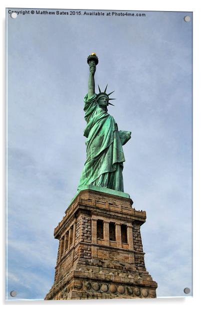  Statue of Liberty Acrylic by Matthew Bates