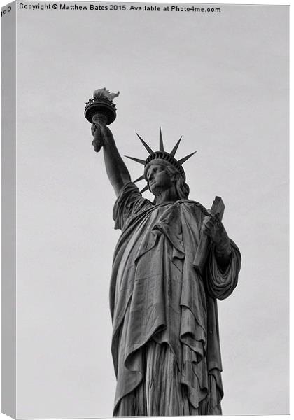 Statue of Liberty Canvas Print by Matthew Bates