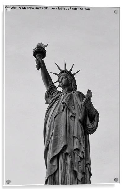 Statue of Liberty Acrylic by Matthew Bates